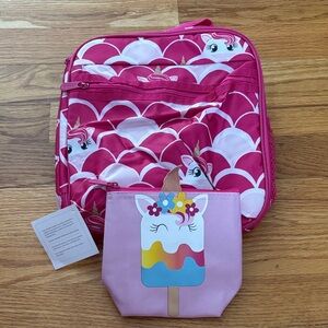 NWT - Thirty One Lunch Buddy Thermal and Cool Zip Snacker Set